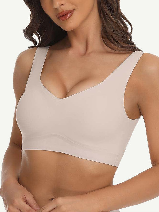 Soft-Touch Smoothing Fabric Bra