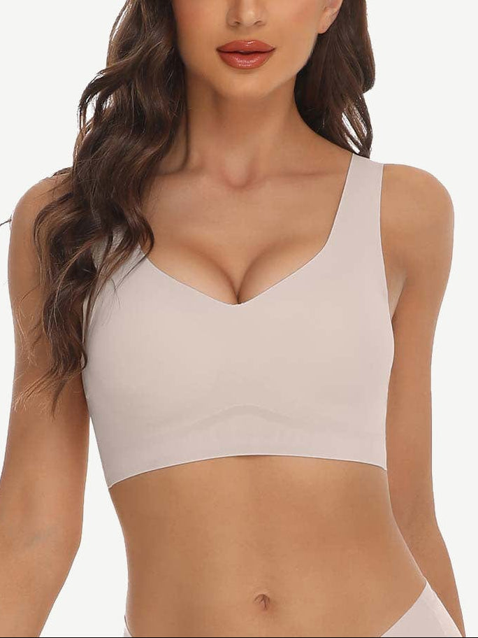 Soft-Touch Smoothing Fabric Bra