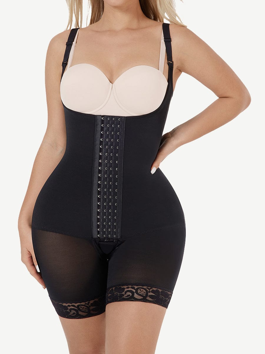 U-Neck Liposuction Compression Bodysuit