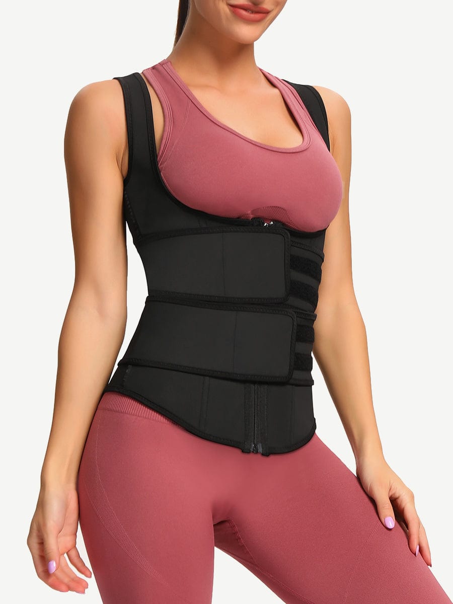 Double-Belt Latex Vest Shaper
