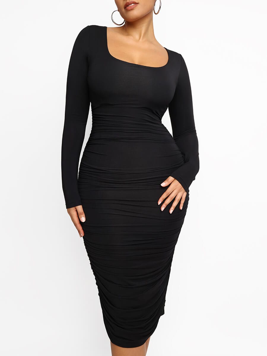 Pleated Modal Shaping Dress
