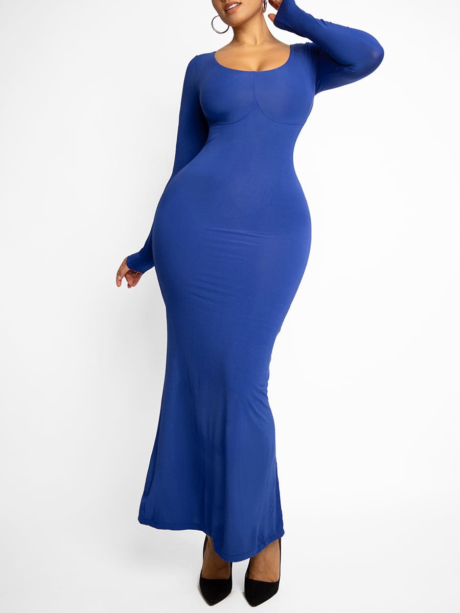 Pleated Modal Maxi Dress