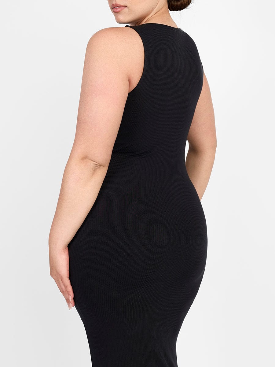 Ribbed Shaping Maxi Dress