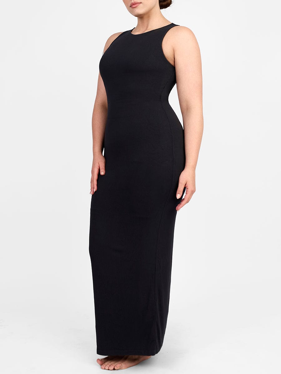 Ribbed Shaping Maxi Dress