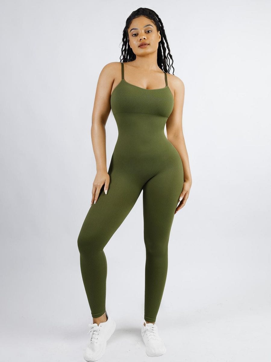 Ribbed Seamless Sculpt Jumpsuit