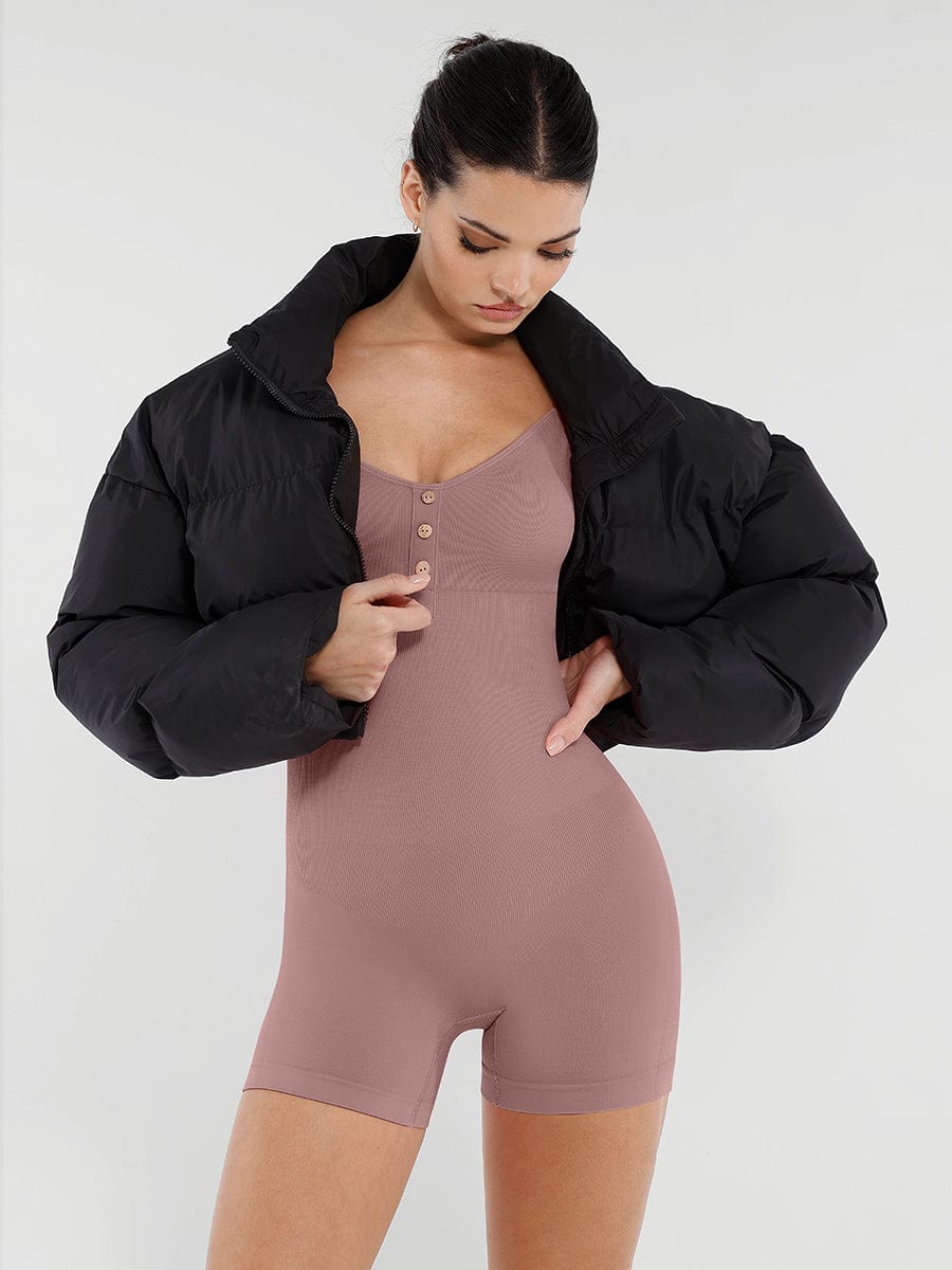Henley Shaping Romper