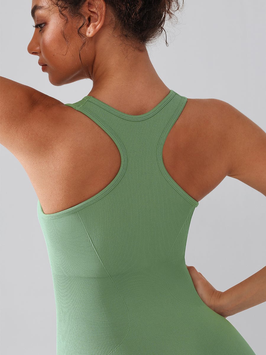 Zip Front Racerback Catsuit
