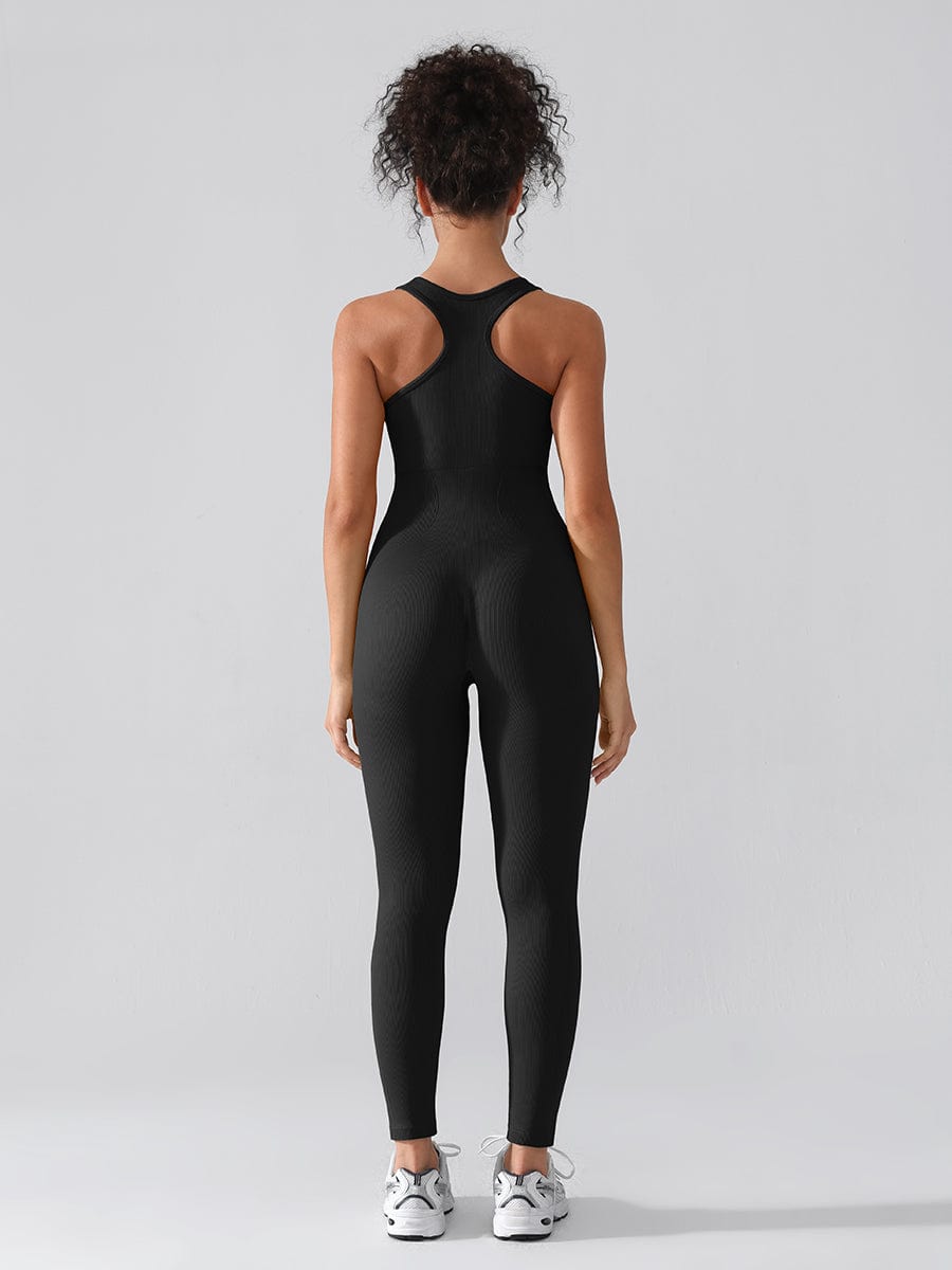 Zip Front Racerback Catsuit