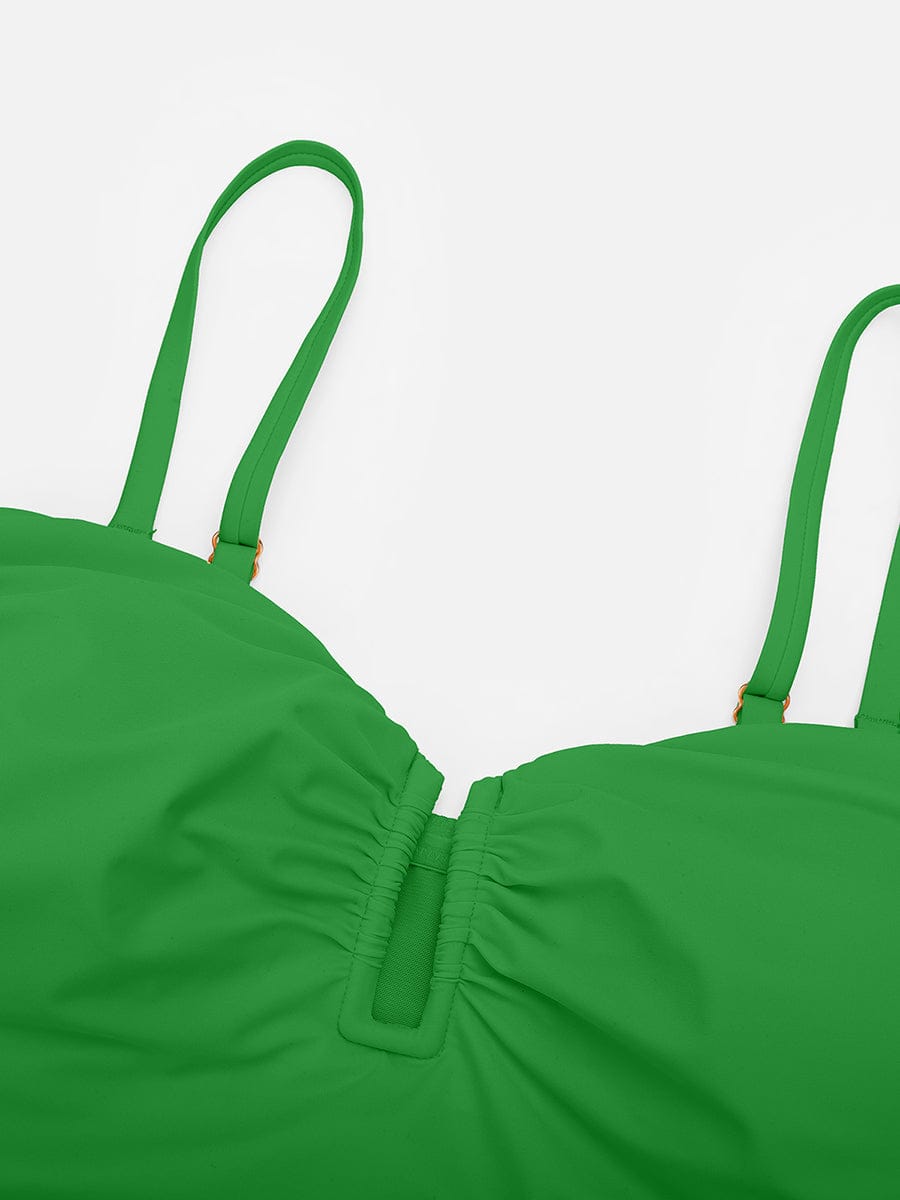 Shaping Mesh Tummy Control Swimsuit