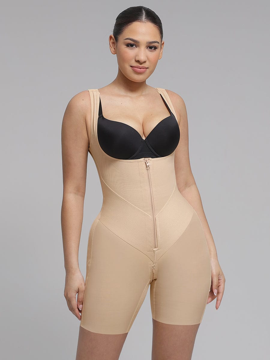 Wide-Band Peach Lift Bodysuit