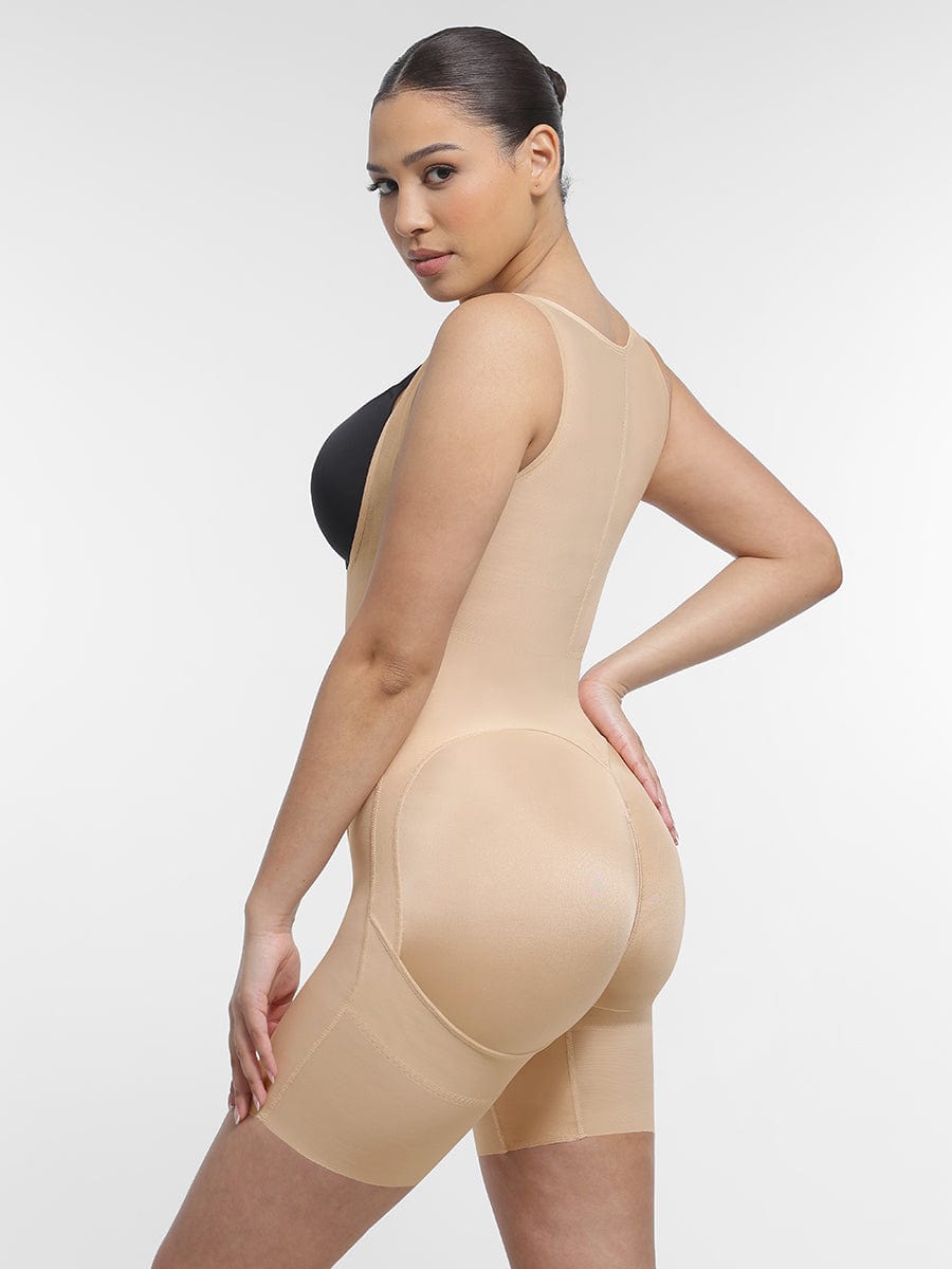 Wide-Band Peach Lift Bodysuit
