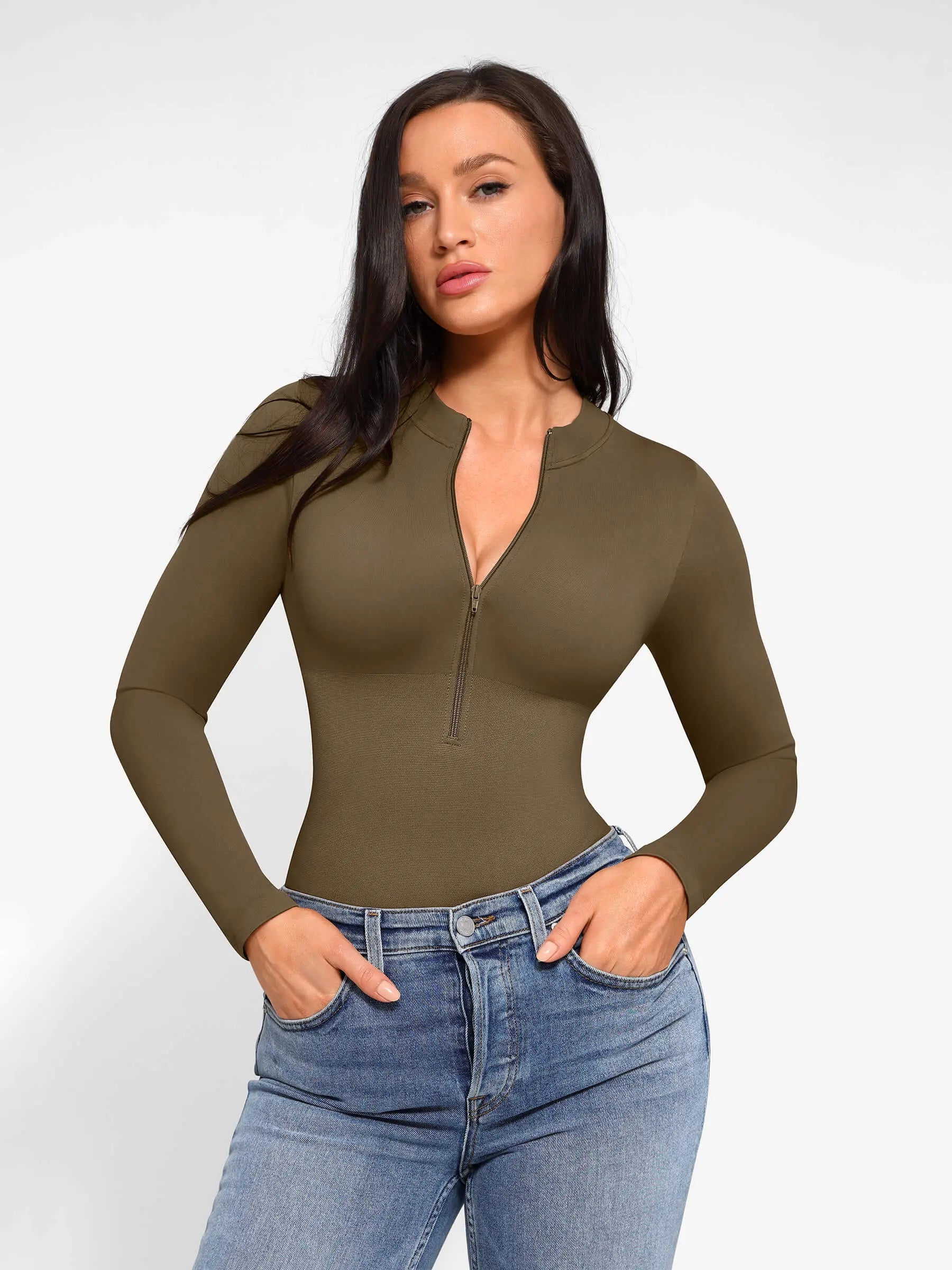 Zip Up Bodysuit