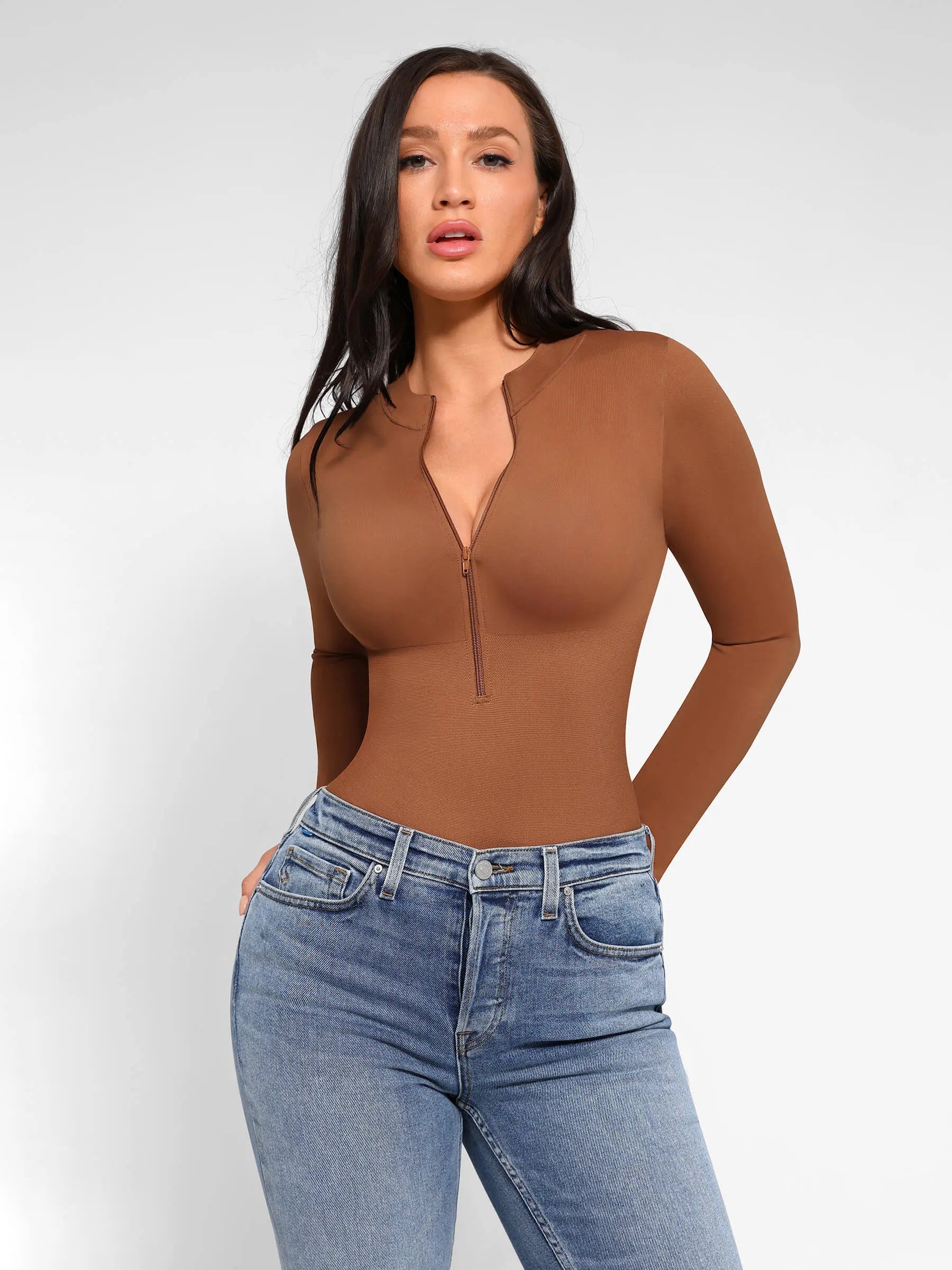 Zip Up Bodysuit