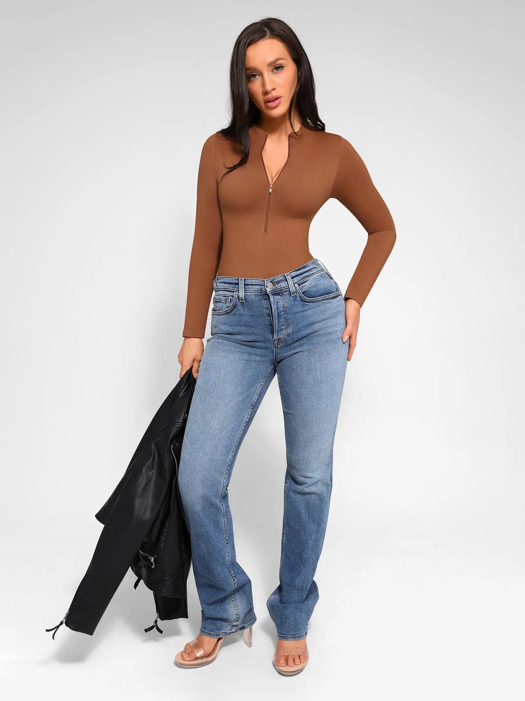 Zip Up Bodysuit