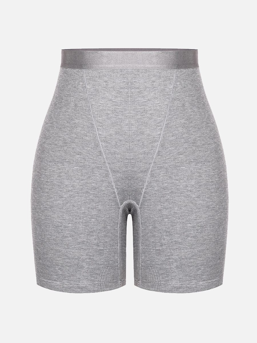 Cotton Ribbed Shorts