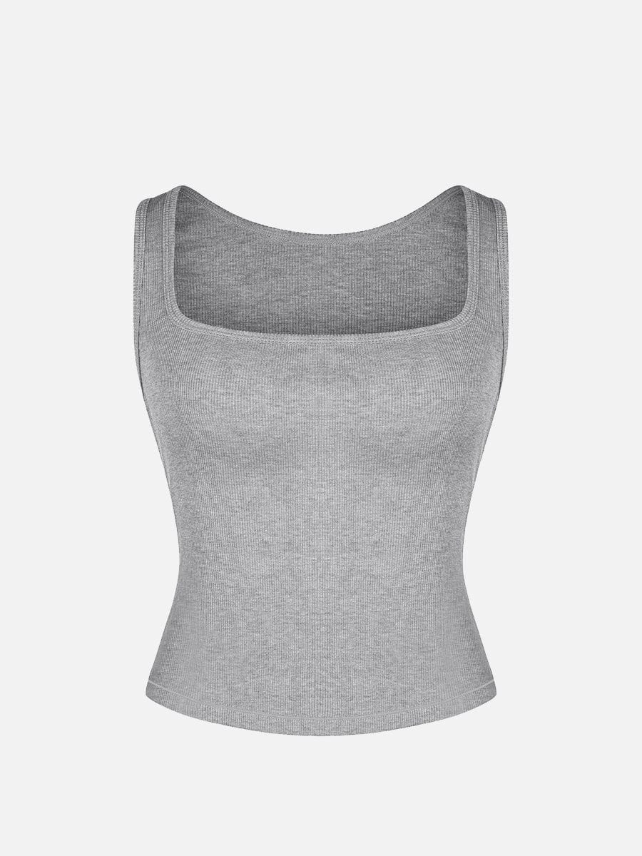 Cotton Ribbed Tank Top