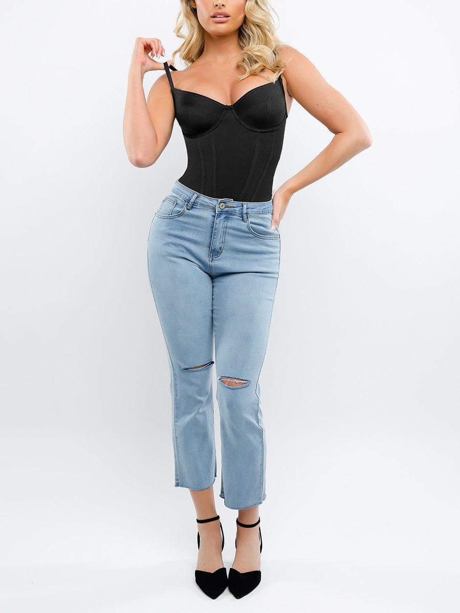 Underwire Corset Thong Bodysuit