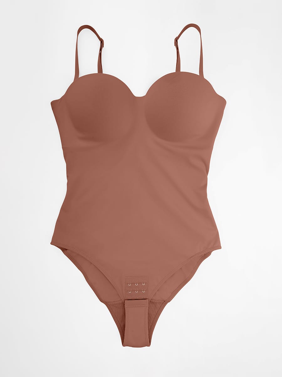 Underwire Half Cup Push-Up Bodysuit