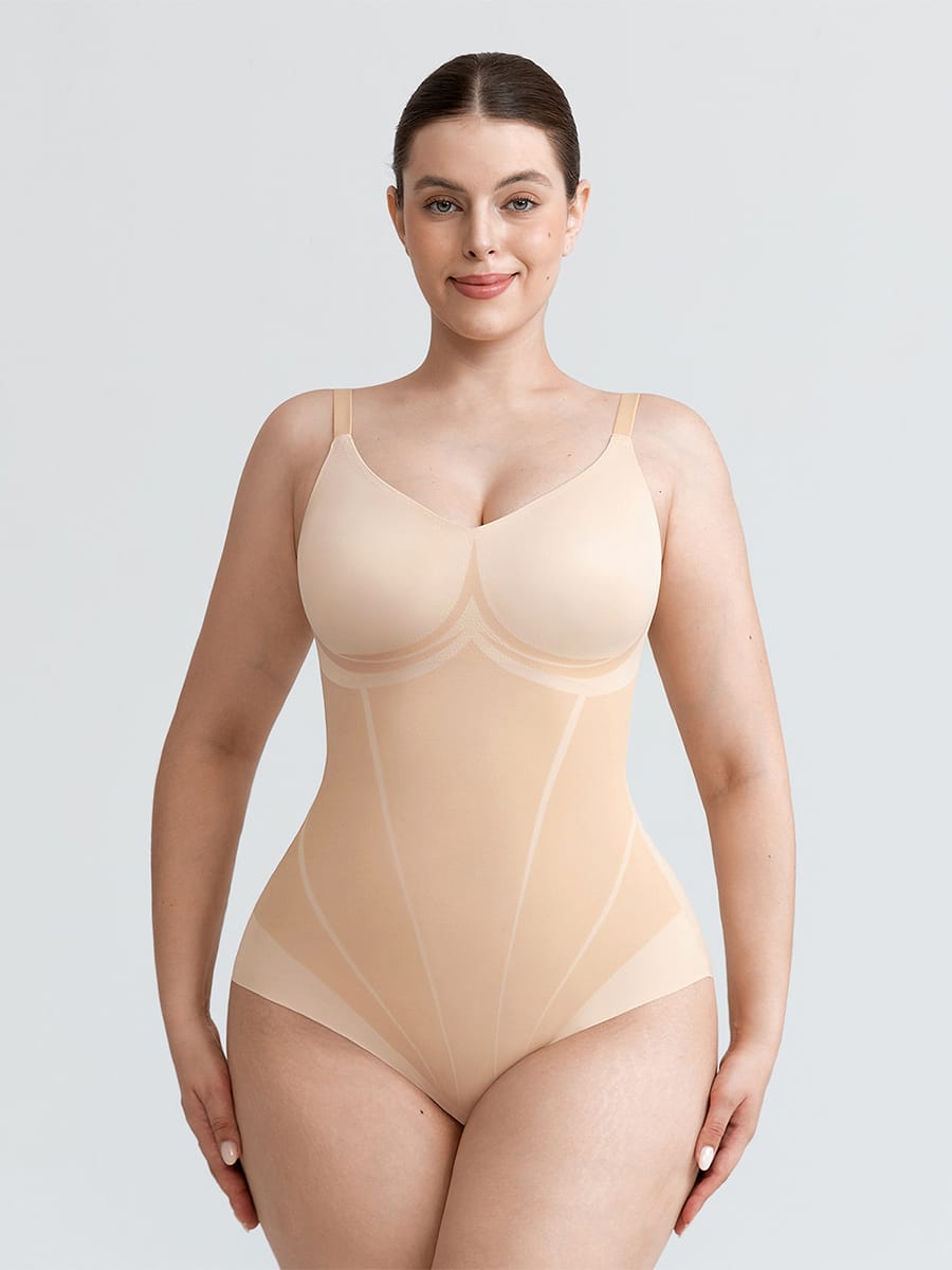 Liquid LYCRA V-Neck Bodysuit