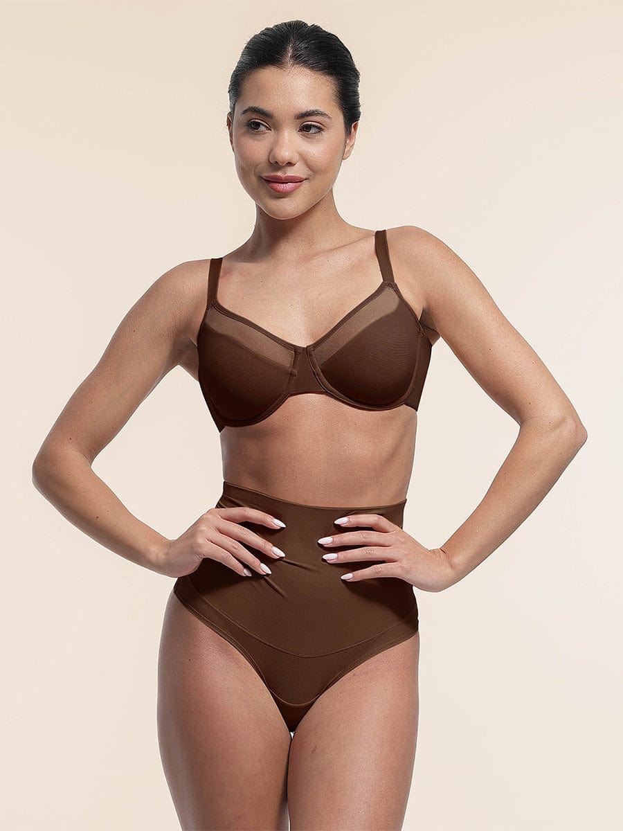 Sheer Mesh Underwire Bra