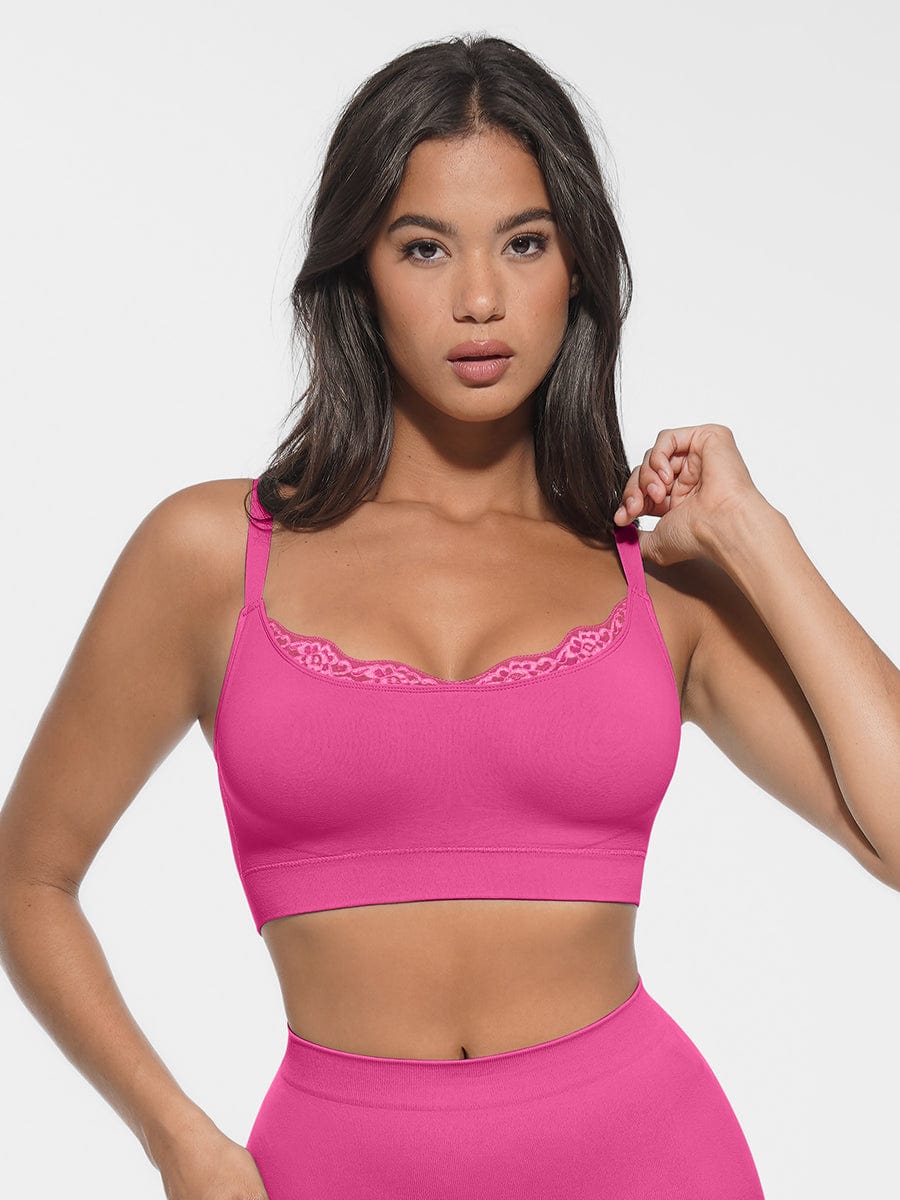 Seamless Scoop Neck Bralette