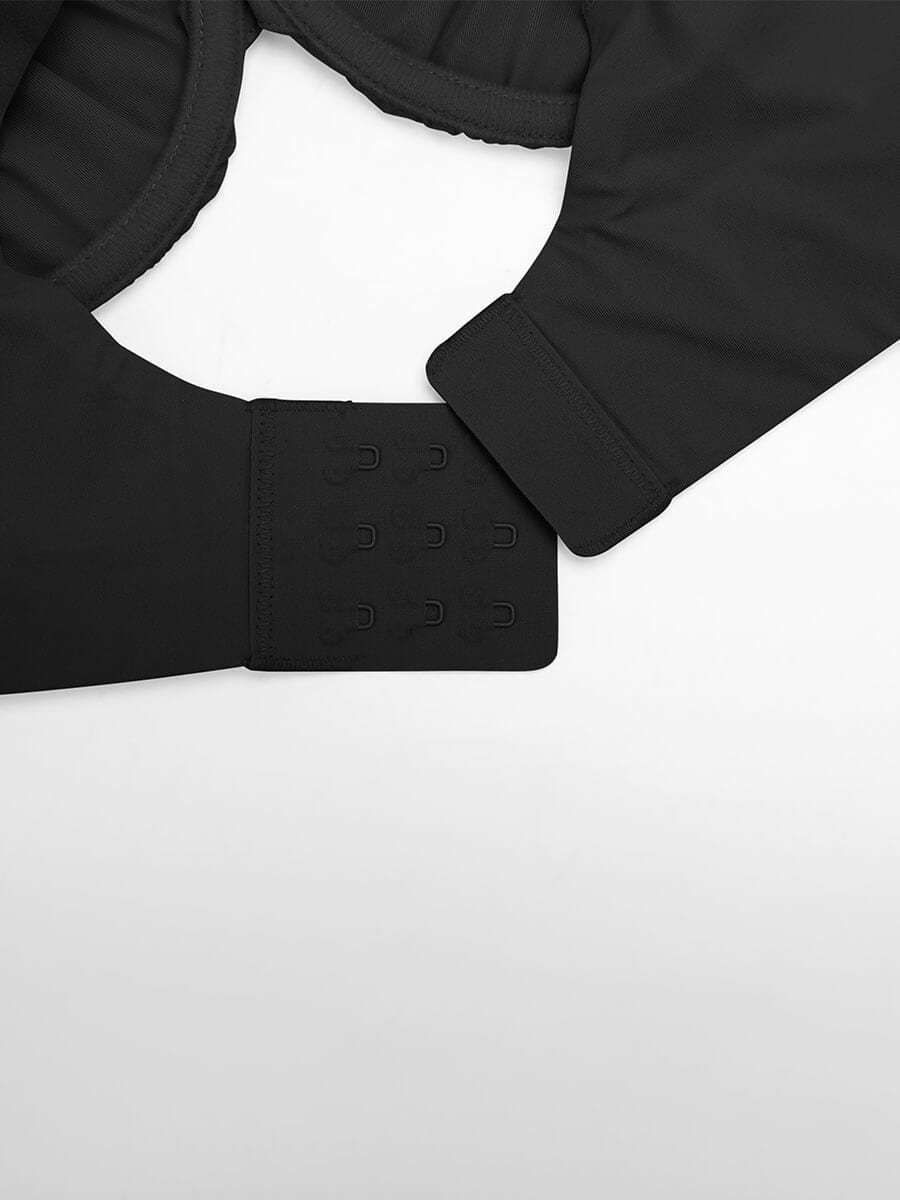 Deep V-Neck Side Support Bra