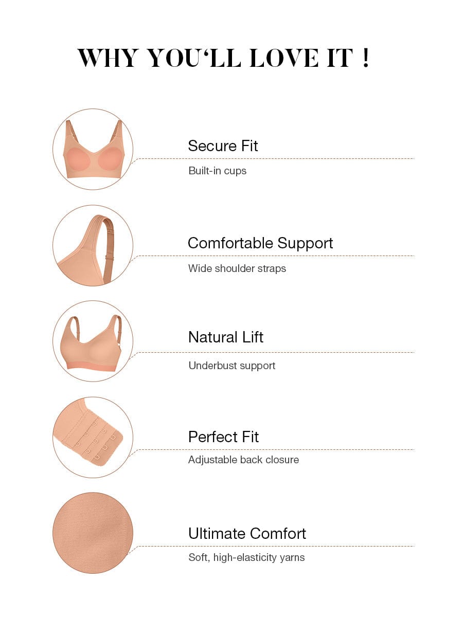 Wireless Seamless Bust Bra