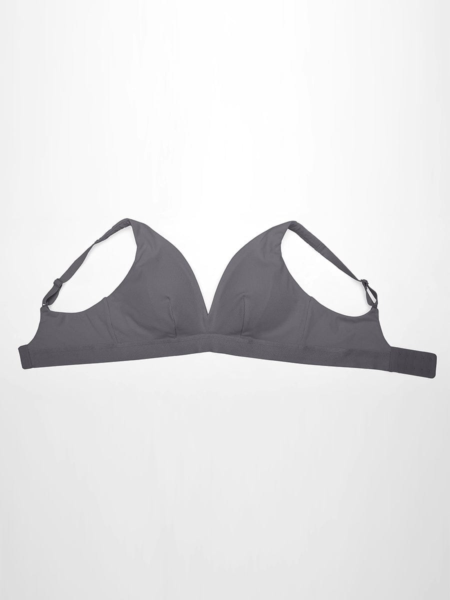 Deep V-Neck Ribbed Modal Bralette