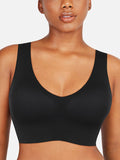 Fitted V-Neck Seamless Bra