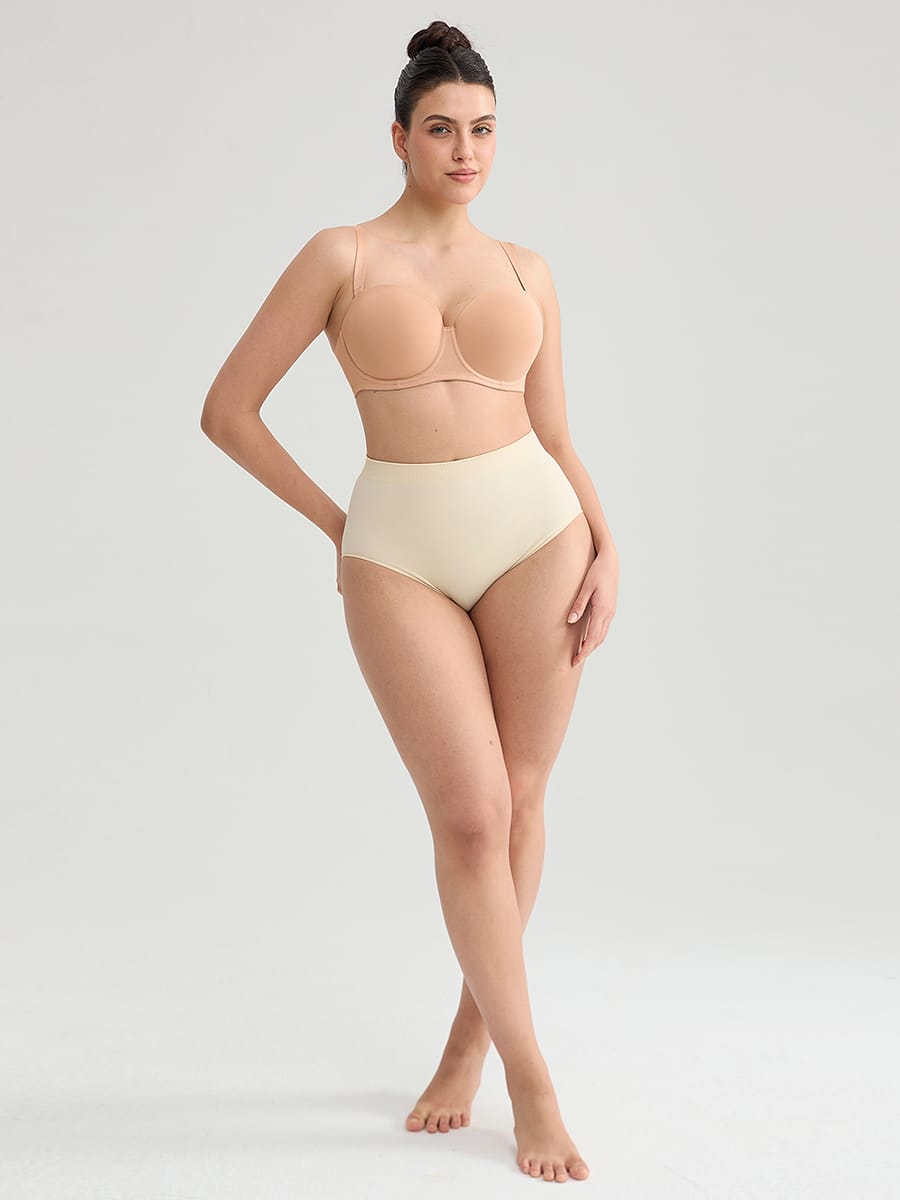 Strapless Gathering Support Bra