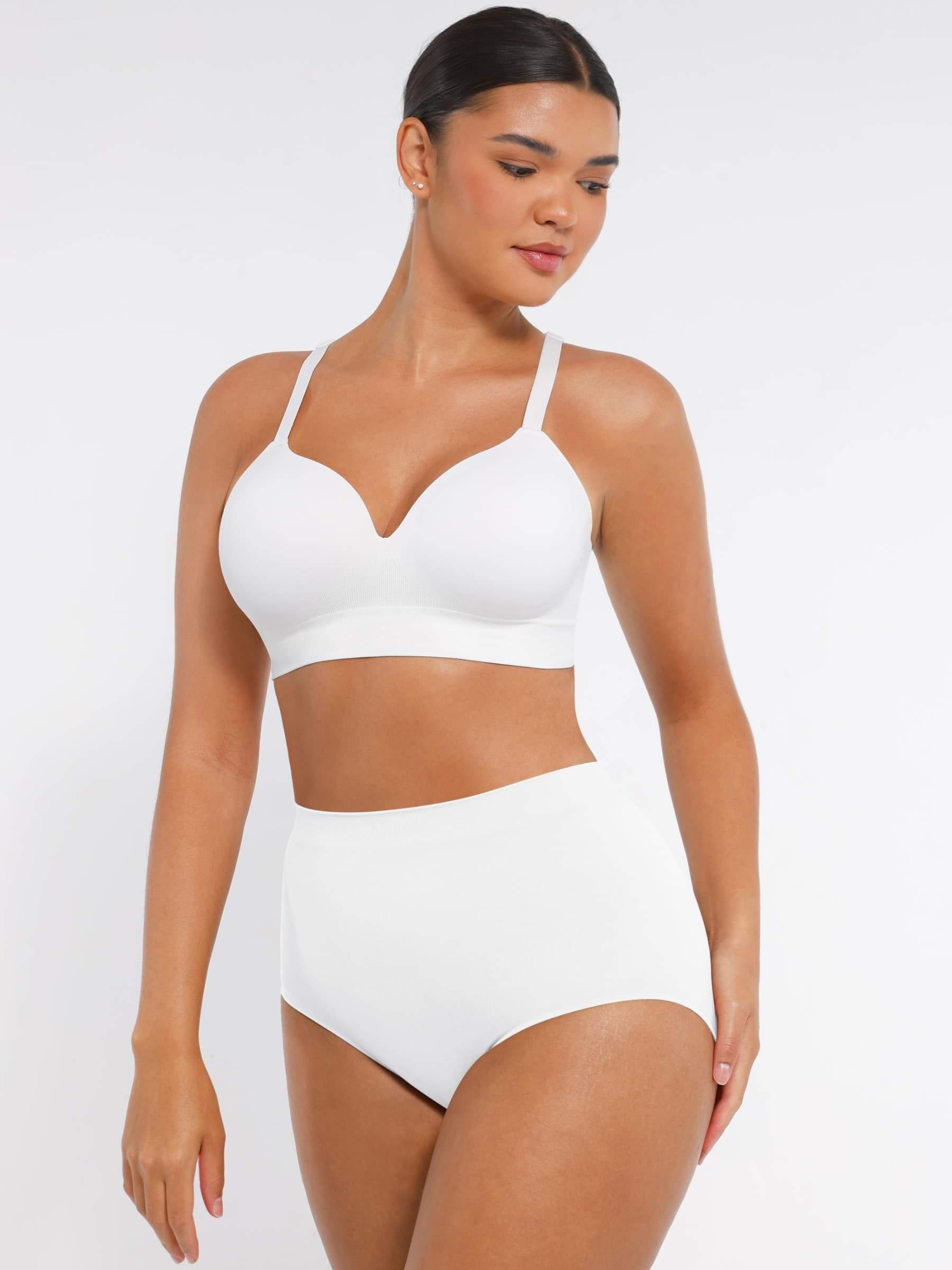 Double-Layer Wireless Bust Bra