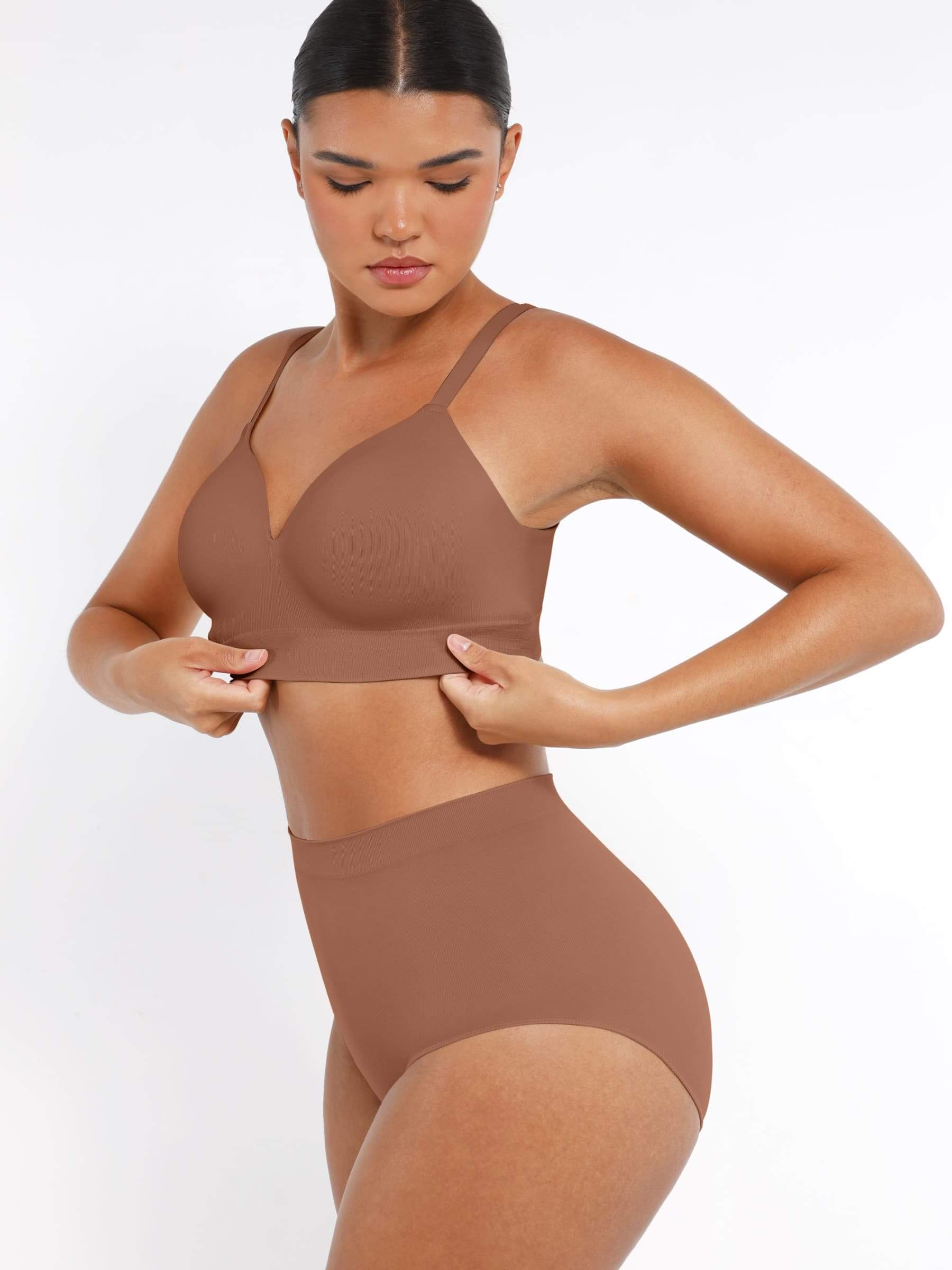 Double-Layer Wireless Bust Bra