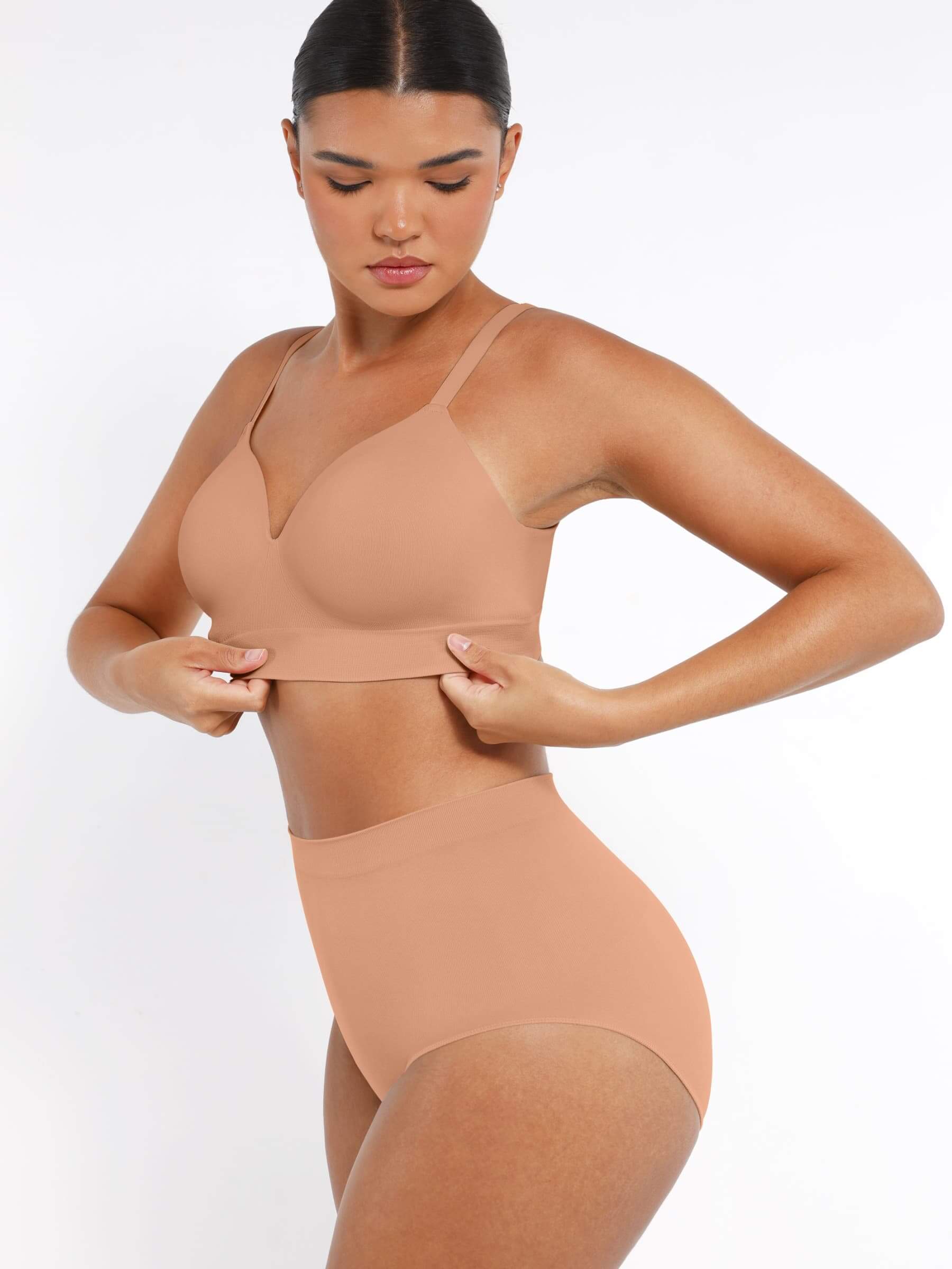 Double-Layer Wireless Bust Bra