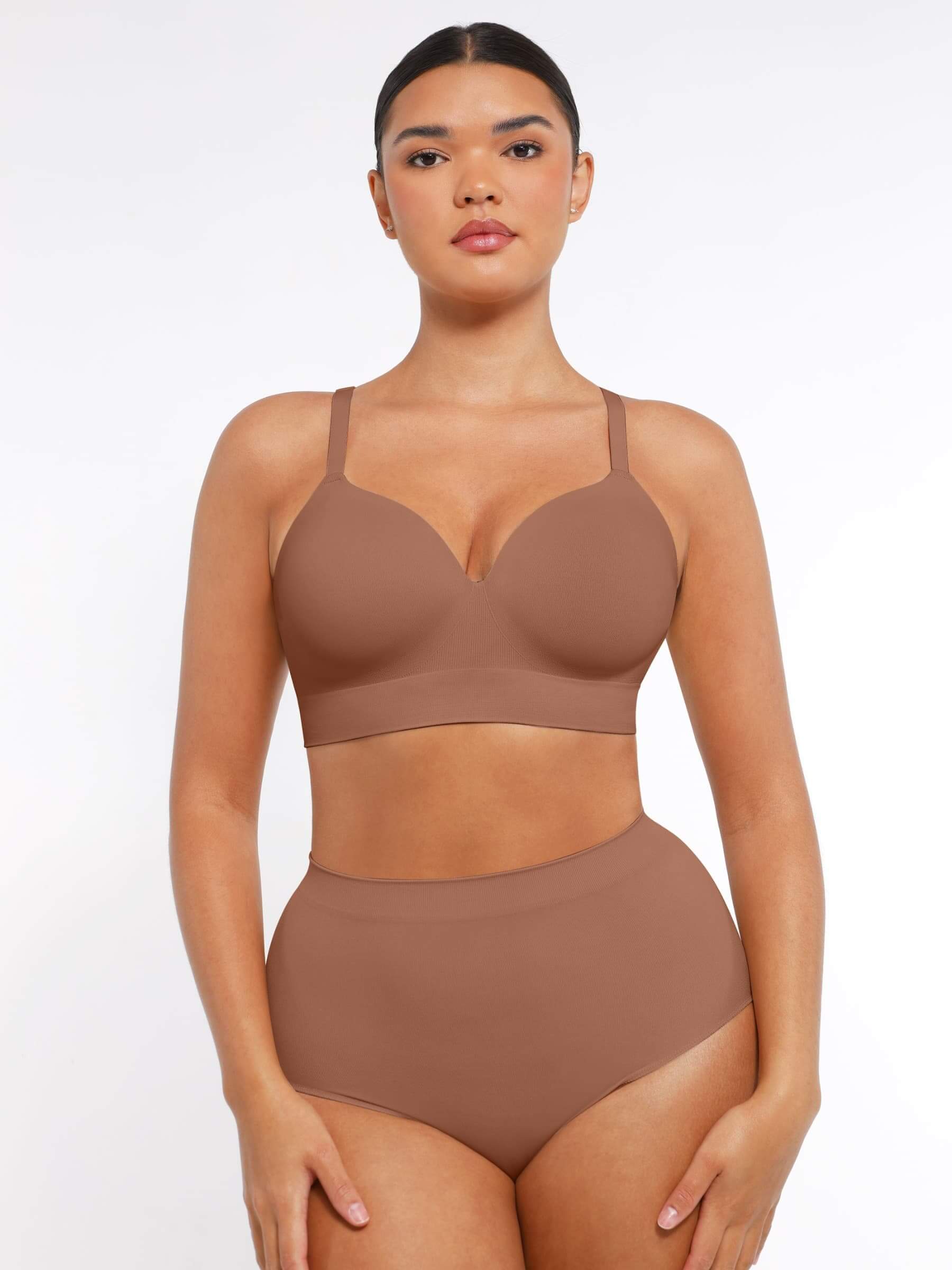 Double-Layer Wireless Bust Bra