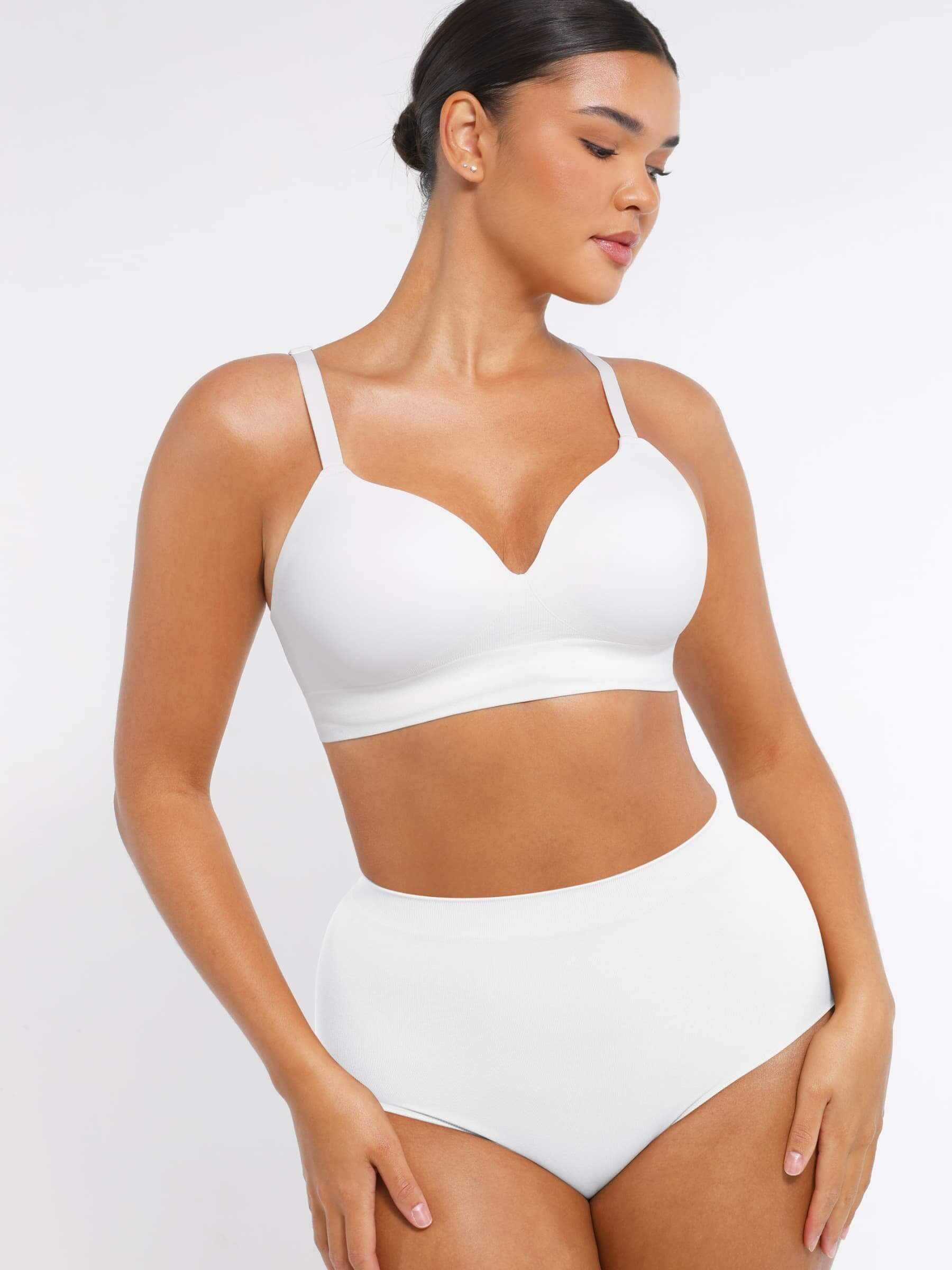 Double-Layer Wireless Bust Bra