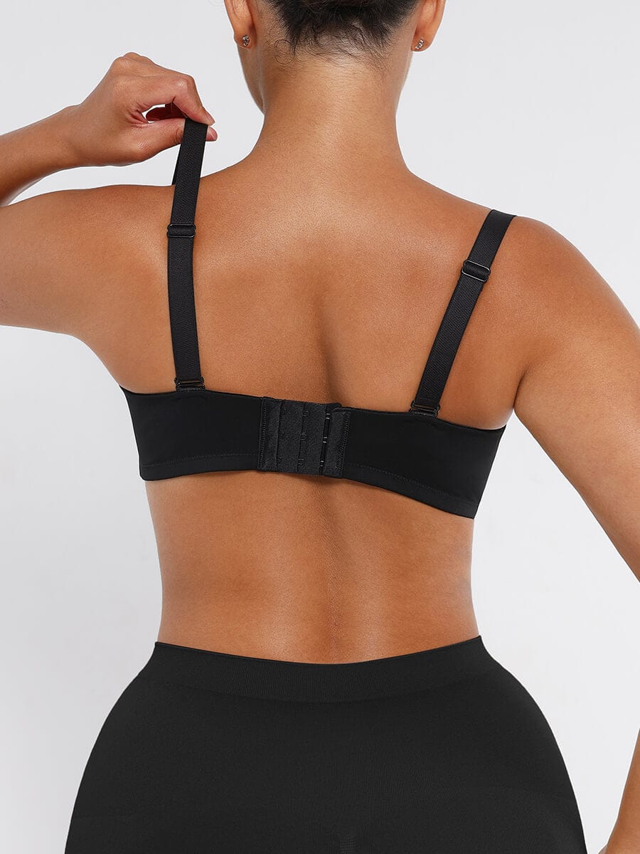 Strapless Gathering Support Bra