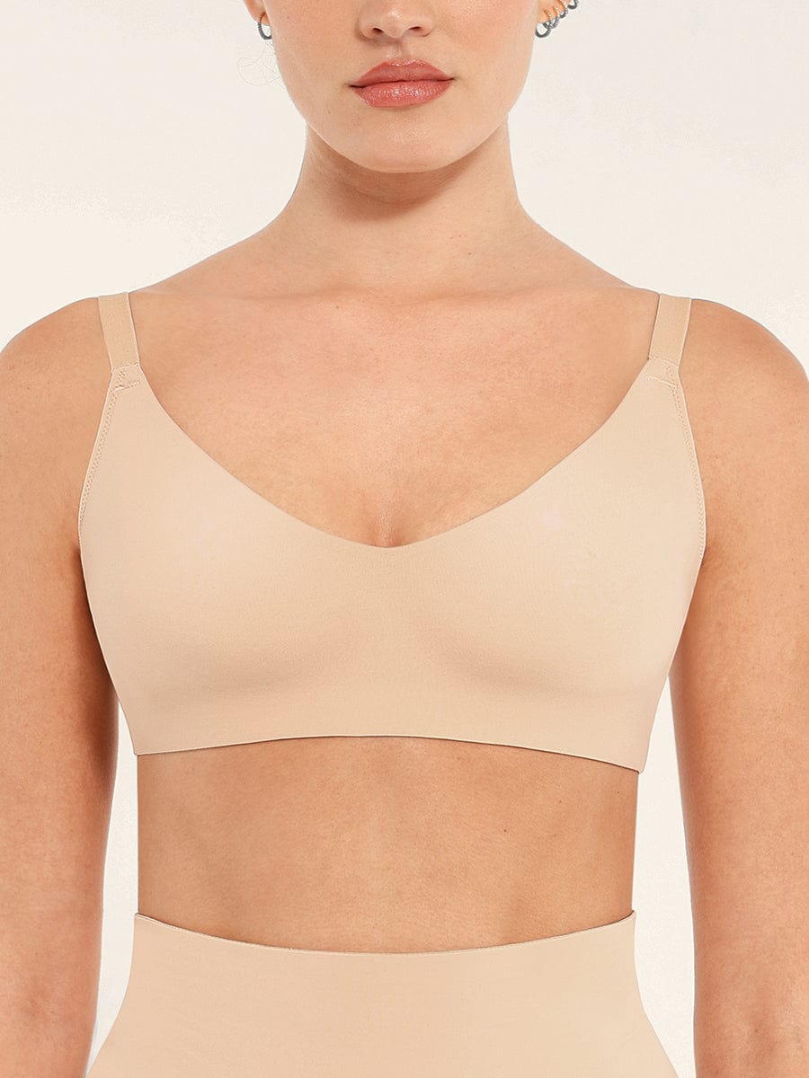 Seamless V-Neck Bralette