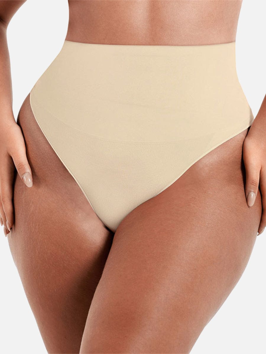 High-Waist Seamless Shaping Thong
