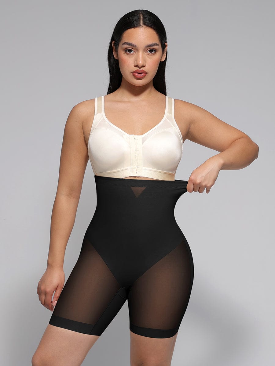 Steel Boned Mesh Shaper Shorts