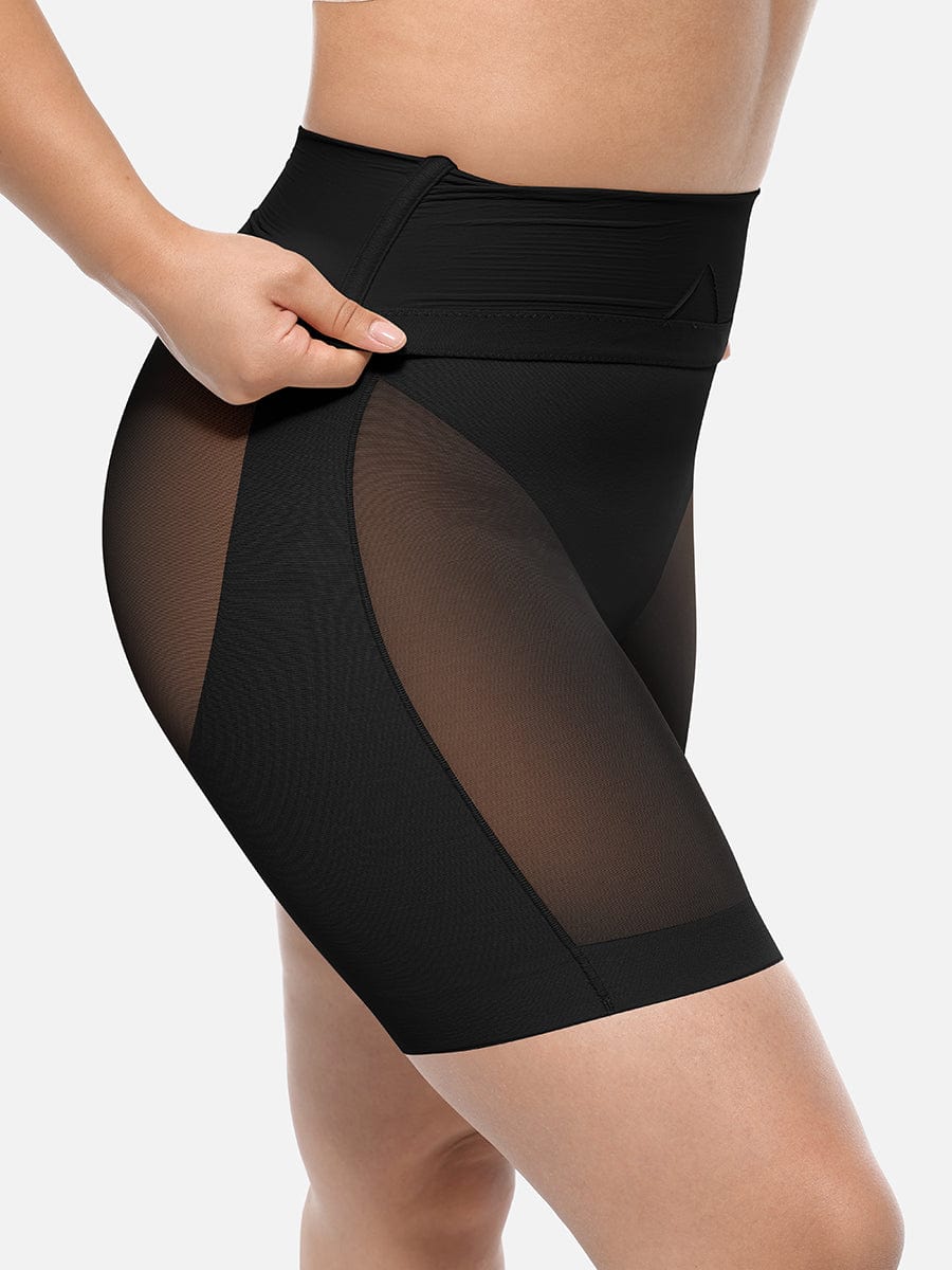 Steel Boned Mesh Shaper Shorts