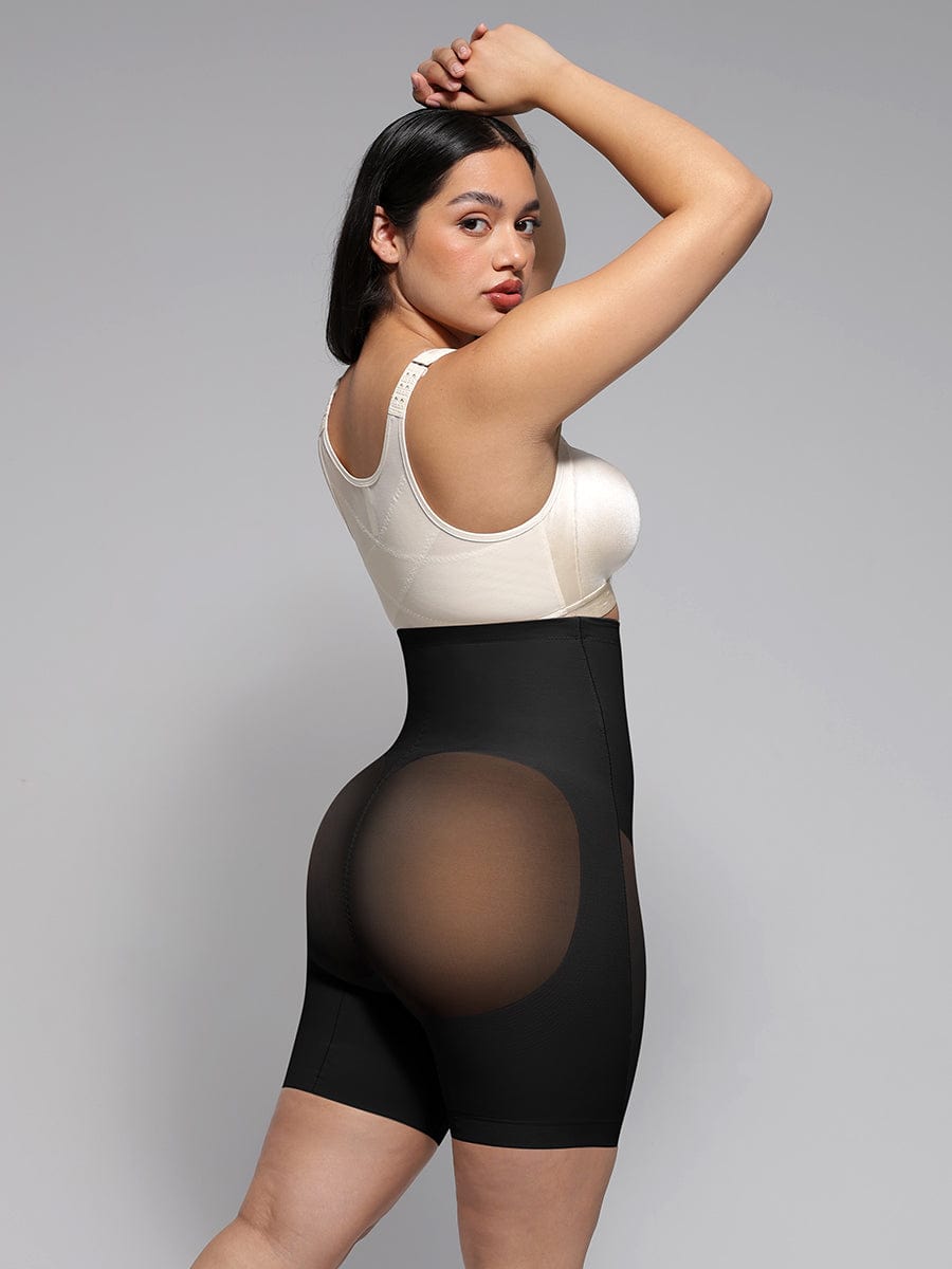 Steel Boned Mesh Shaper Shorts
