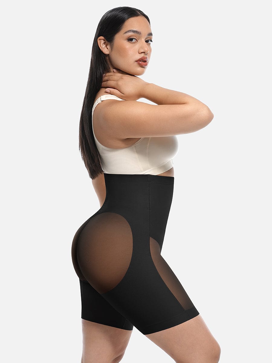 Steel Boned Mesh Shaper Shorts
