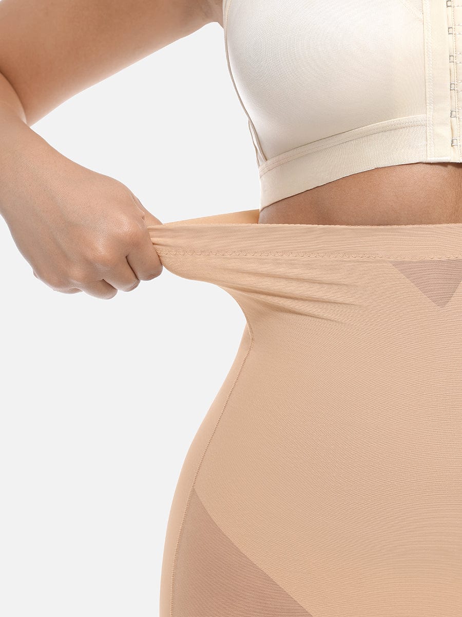 Steel Boned Mesh Shaper Shorts