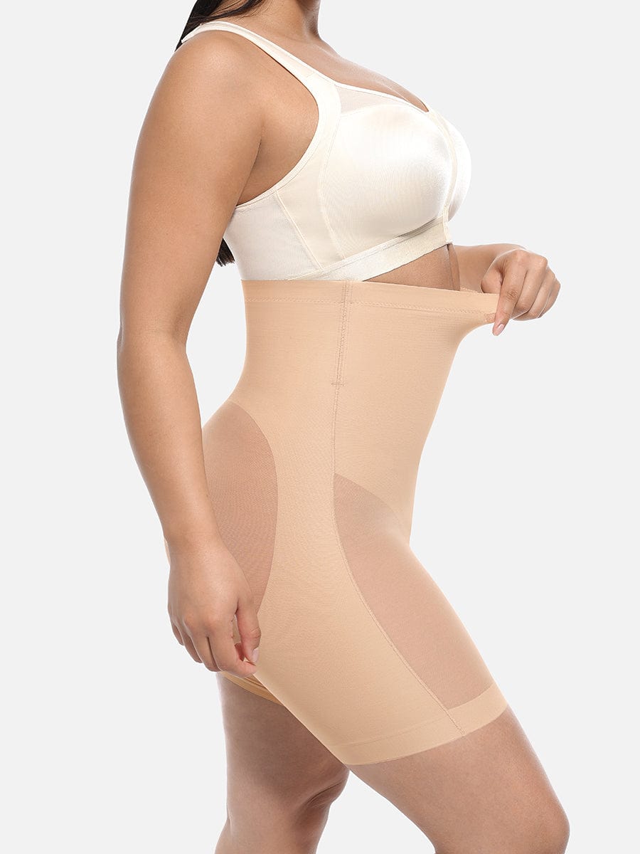 Steel Boned Mesh Shaper Shorts