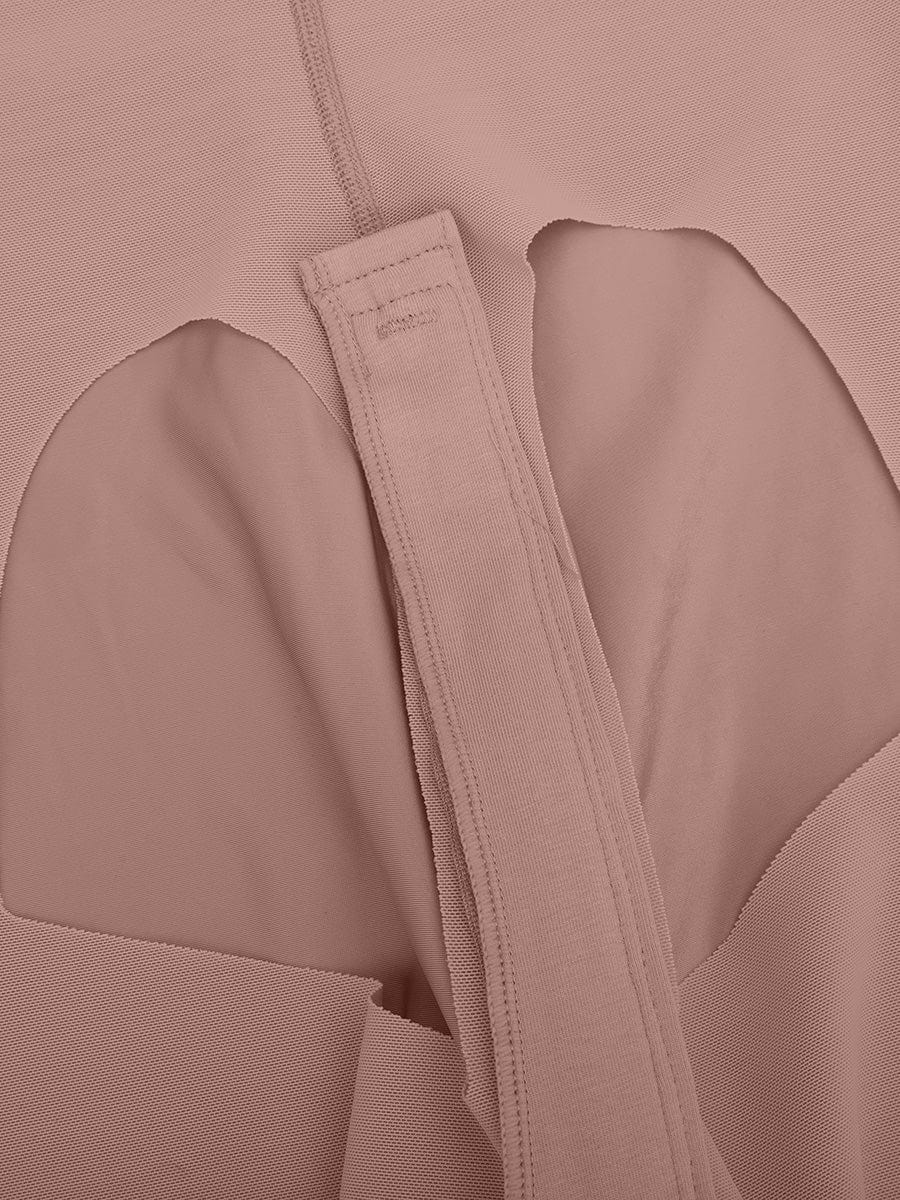 Zip-Front Hard Mesh Shaper Shorts
