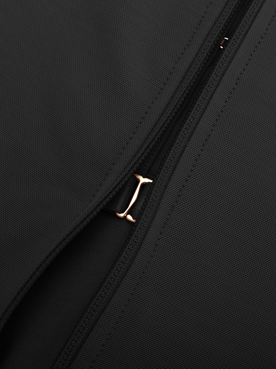 Zip-Front Hard Mesh Shaper Shorts