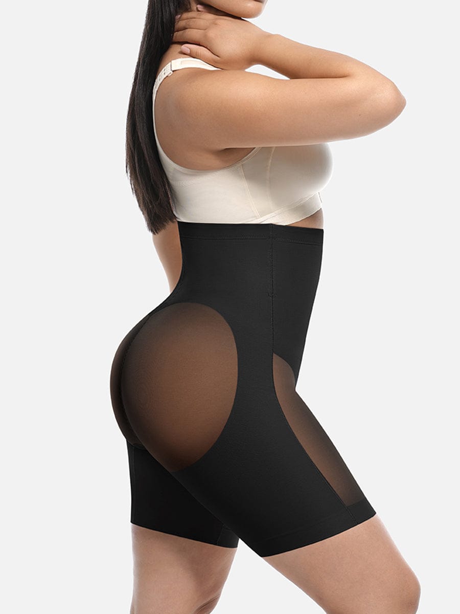 Steel Boned Mesh Shaper Shorts