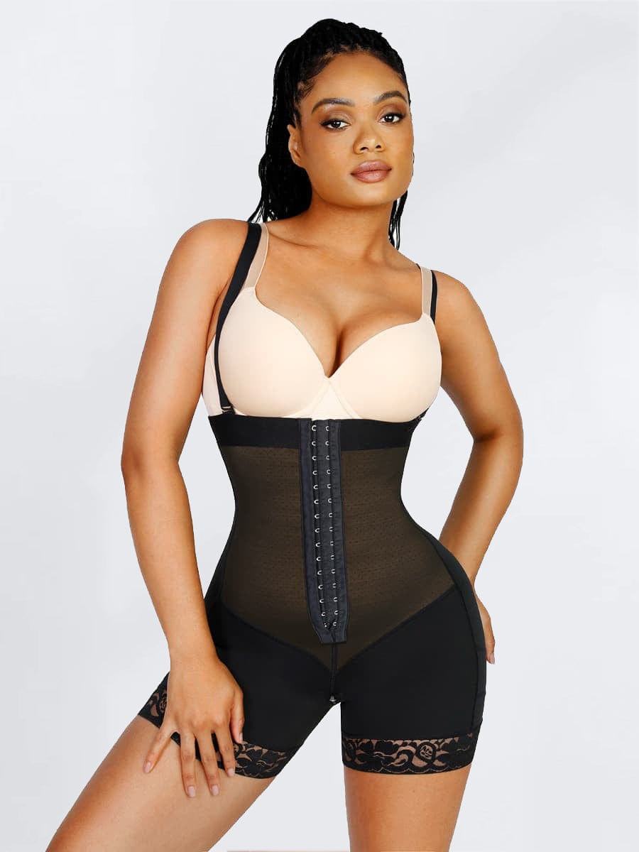 Latex Lace Butt Lift Shorts