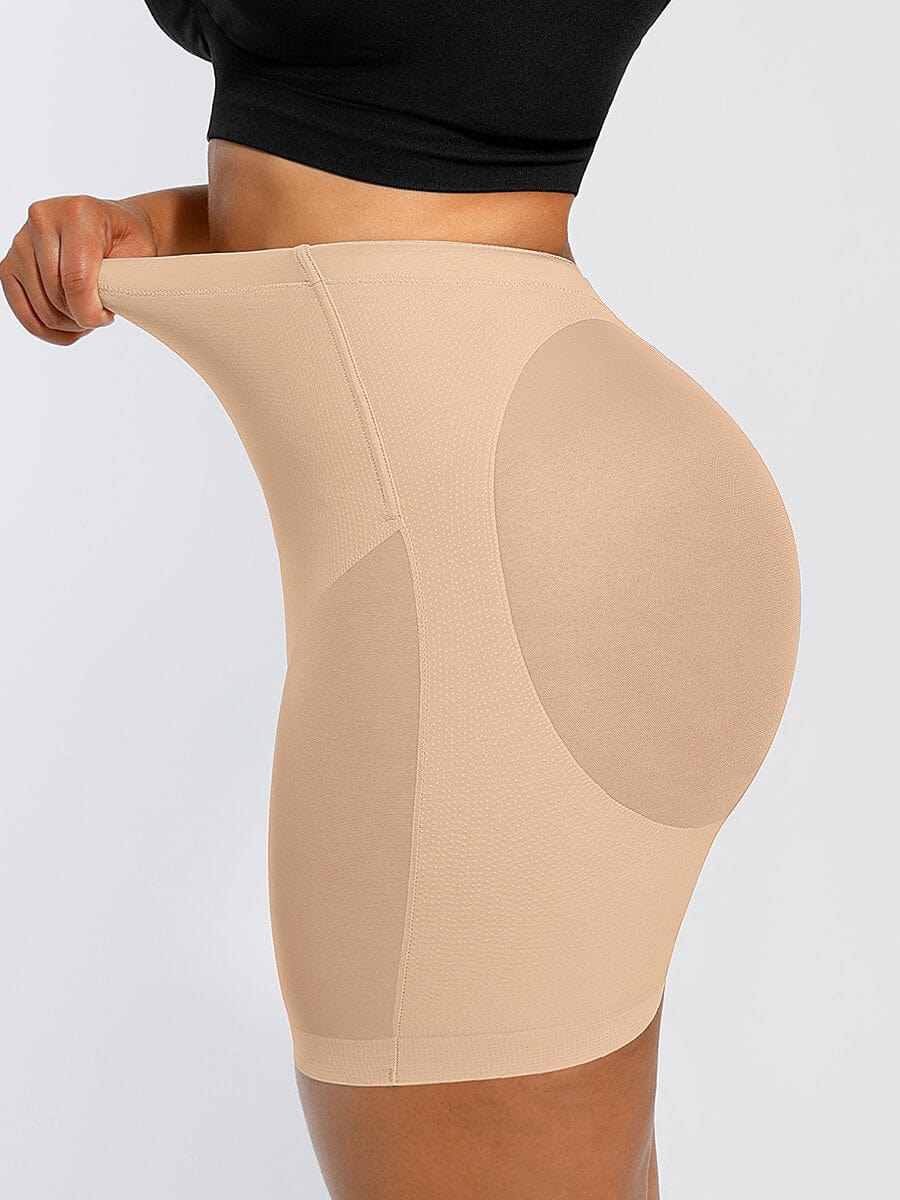 Steel Boned Mesh Butt Lifter Shorts