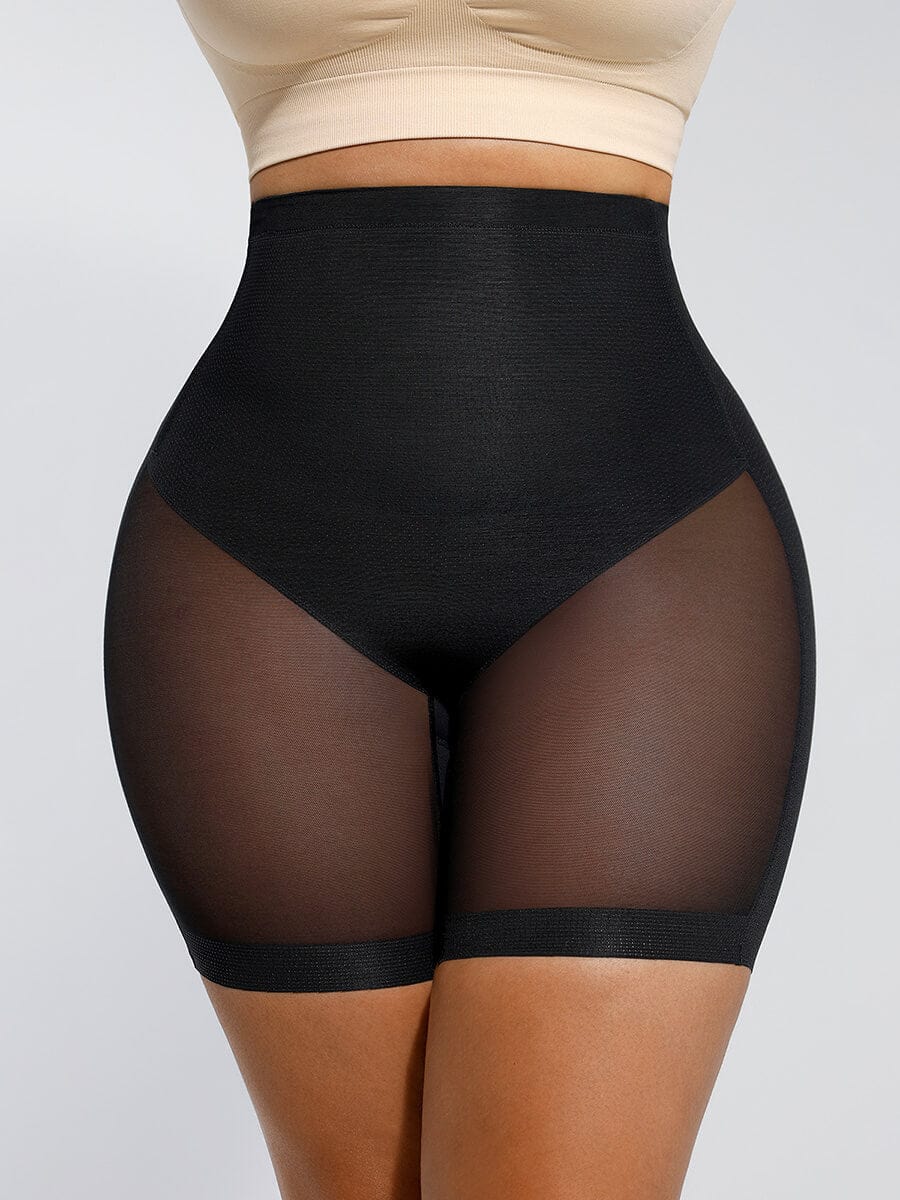 Steel Boned Mesh Butt Lifter Shorts